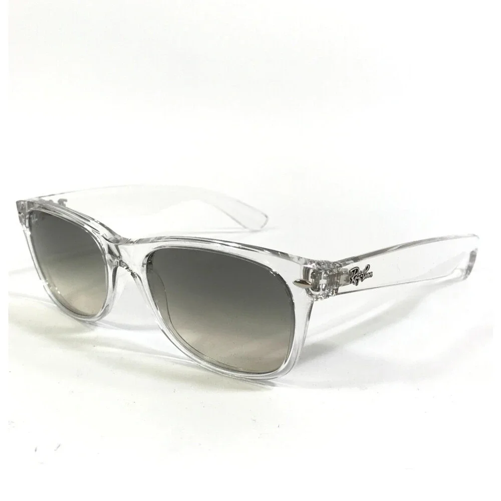 Ray-Ban Sunglasses RB2132 NEW WAYFARER 8774/32 Transparent Frames w/ Grey Lenses